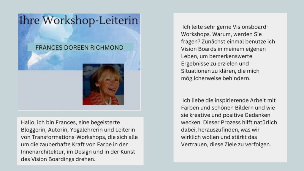 Workshop Leiterin